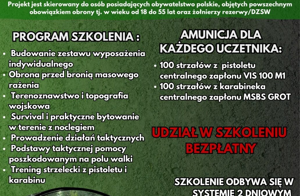 „Szkolenie strzelecko-proobronne dla każdego”