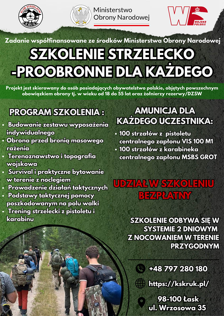 „Szkolenie strzelecko-proobronne dla każdego”